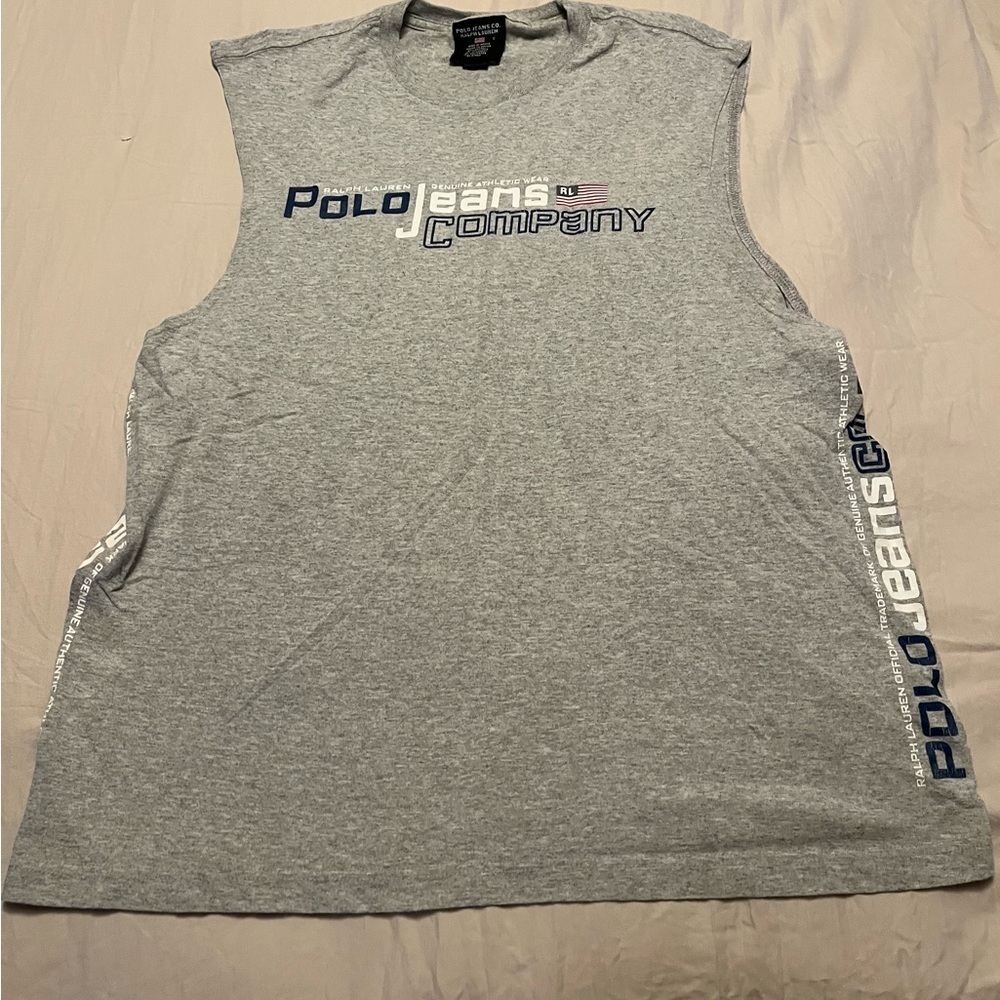 Polo Jeans Co. Ralph Lauren/Men’s Gray Sleeveless Shirt S